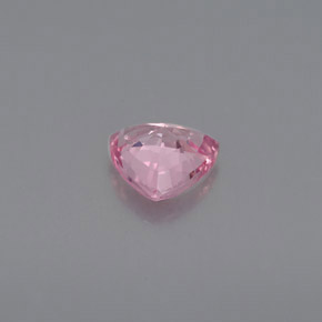 Zaffiro naturale rosa da 0,64 ct, trillion, VS