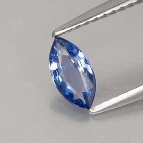 Zaffiro naturale blu da 0,52 ct, marchesa, VVS-VS
