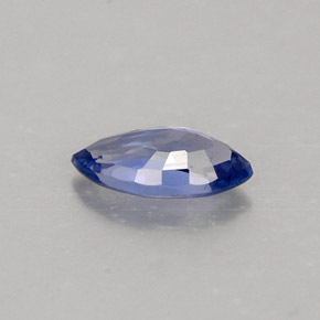 Zaffiro naturale blu da 0,52 ct, marchesa, VVS-VS