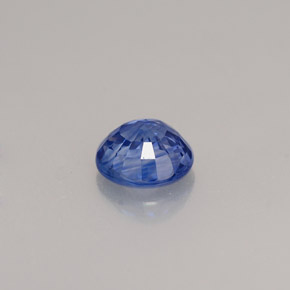 Zaffiro naturale blu da 0,93 ct, taglio rotondo, VS