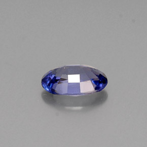 Zaffiro naturale viola da 0,52 ct, taglio ovale, VVS
