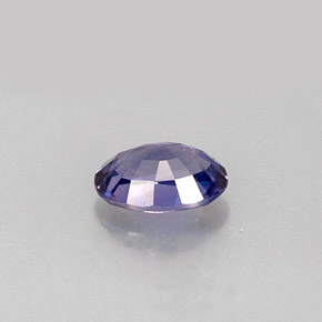 Zaffiro naturale blu da 0,57 ct, taglio ovale, VS