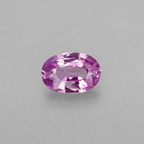 Zaffiro naturale porpora da 0,57 ct, taglio ovale, VVS-VS
