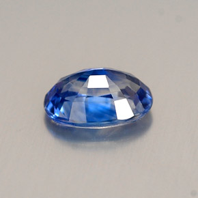 Zaffiro naturale blu da 0,95 ct, taglio ovale, VS