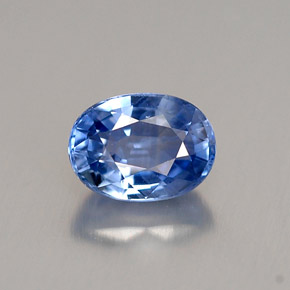 Zaffiro naturale blu da 1,00 ct, taglio ovale, VS