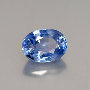 Zaffiro naturale blu da 1,00 ct, taglio ovale, VS