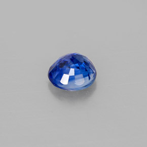 Zaffiro naturale blu da 0,60 ct, taglio rotondo, VS-SI