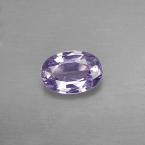 Zaffiro naturale viola da 0,57 ct, taglio ovale, VVS-VS