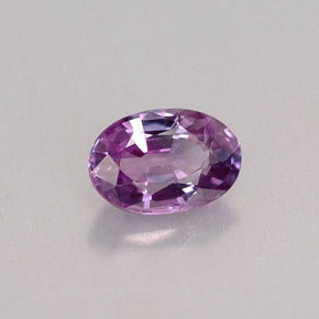 Zaffiro naturale viola da 0,63 ct, taglio ovale, VVS-VS