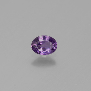 Zaffiro naturale viola da 0,42 ct, taglio ovale, VVS-VS