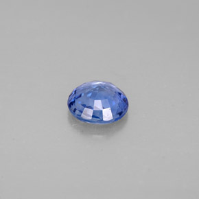 Zaffiro naturale blu da 0,69 ct, taglio rotondo, VS