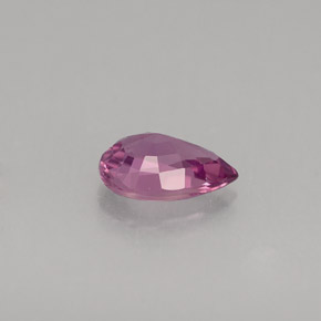 Zaffiro naturale viola da 0,52 ct, taglio a pera, VVS