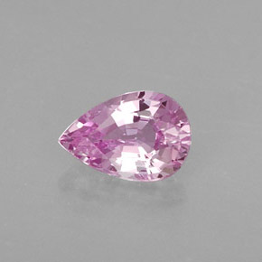Zaffiro naturale rosa da 0,54 ct, taglio a pera, VVS-VS