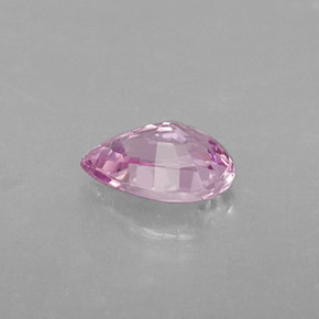 Zaffiro naturale rosa da 0,54 ct, taglio a pera, VVS-VS
