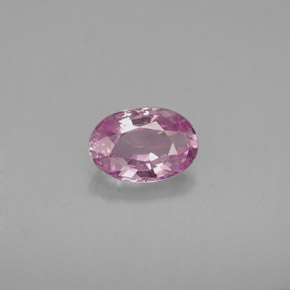 Zaffiro naturale viola da 0,63 ct, taglio ovale, VVS