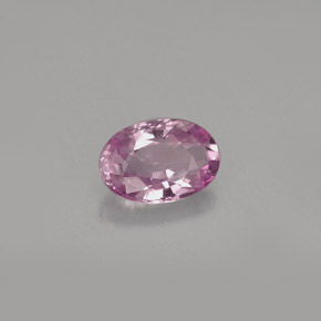 Zaffiro naturale viola da 0,63 ct, taglio ovale, VVS