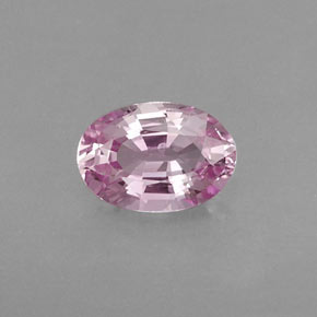 Zaffiro naturale rosa da 0,59 ct, taglio ovale, VVS