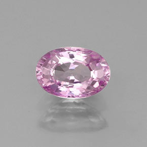 Zaffiro naturale viola da 0,66 ct, taglio ovale, VVS