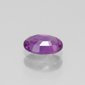 Zaffiro naturale viola da 0,56 ct, taglio ovale, VVS