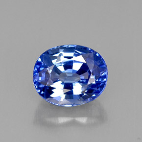 Zaffiro naturale blu da 1,16 ct, taglio ovale, VVS