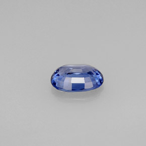 Zaffiro naturale blu da 1,00 ct, taglio ovale, VVS