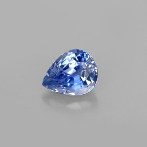 Zaffiro naturale blu da 0,93 ct, taglio a pera, VVS-VS