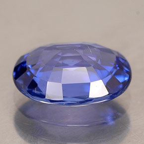 Zaffiro naturale blu da 2,30 ct, taglio ovale, IF