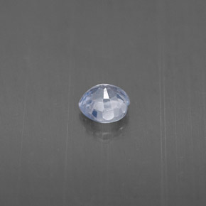 Zaffiro naturale blu da 0,32 ct, a forma di cuore, VS-SI