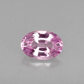 Zaffiro naturale rosa da 0,60 ct, taglio ovale, VVS-VS