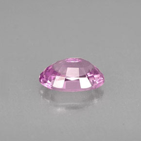 Zaffiro naturale rosa da 0,60 ct, taglio ovale, VVS-VS