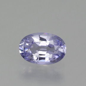 Zaffiro naturale blu da 0,58 ct, taglio ovale, VVS-VS