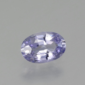 Zaffiro naturale blu da 0,58 ct, taglio ovale, VVS-VS