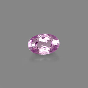 Zaffiro naturale viola da 0,61 ct, taglio ovale, VVS-VS