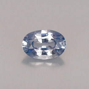 Zaffiro naturale blu da 0,56 ct, taglio ovale, VVS-VS