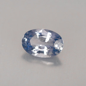 Zaffiro naturale blu da 0,56 ct, taglio ovale, VVS-VS