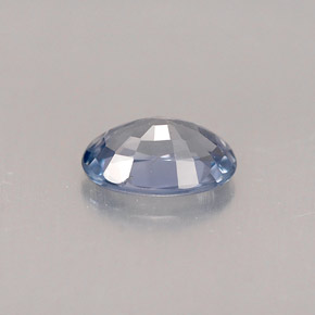 Zaffiro naturale blu da 0,56 ct, taglio ovale, VVS-VS