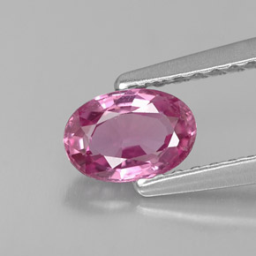 Zaffiro naturale rosa da 0,68 ct, taglio ovale, VVS-VS