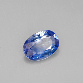 Zaffiro naturale blu da 0,82 ct, taglio ovale, VVS-VS