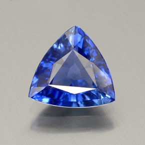 Zaffiro naturale blu da 1,85 ct, trillion, VS
