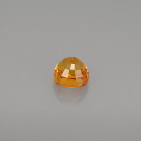 Zaffiro naturale arancione da 0,61 ct, taglio a cuscino, VS