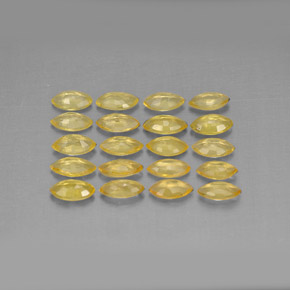 Zaffiro naturale giallo da 1,92 ct, marchesa, VVS-VS