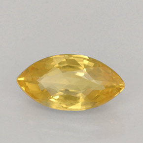Zaffiro naturale giallo da 1,01 ct, marchesa, VS