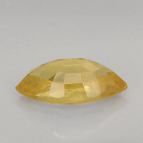 Zaffiro naturale giallo da 1,01 ct, marchesa, VS