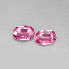 Zaffiro naturale rosa da  ct, taglio ovale, VS