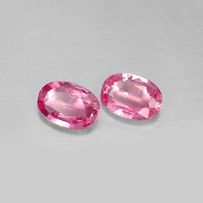 Zaffiro naturale rosa da  ct, taglio ovale, VS
