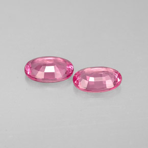 Zaffiro naturale rosa da  ct, taglio ovale, VS
