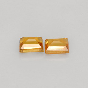 Zaffiro naturale giallo da  ct, baguette, VVS-VS