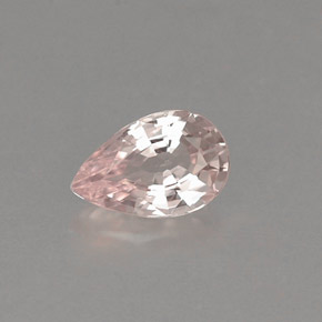 Zaffiro naturale rosa da 0,48 ct, taglio a pera, VVS-VS