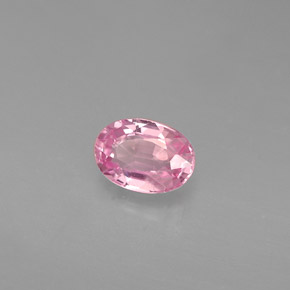 Zaffiro naturale rosa da 0,58 ct, taglio ovale, VVS-VS