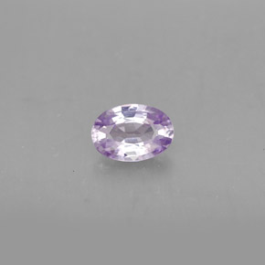 Zaffiro naturale viola da 0,53 ct, taglio ovale, VVS-VS